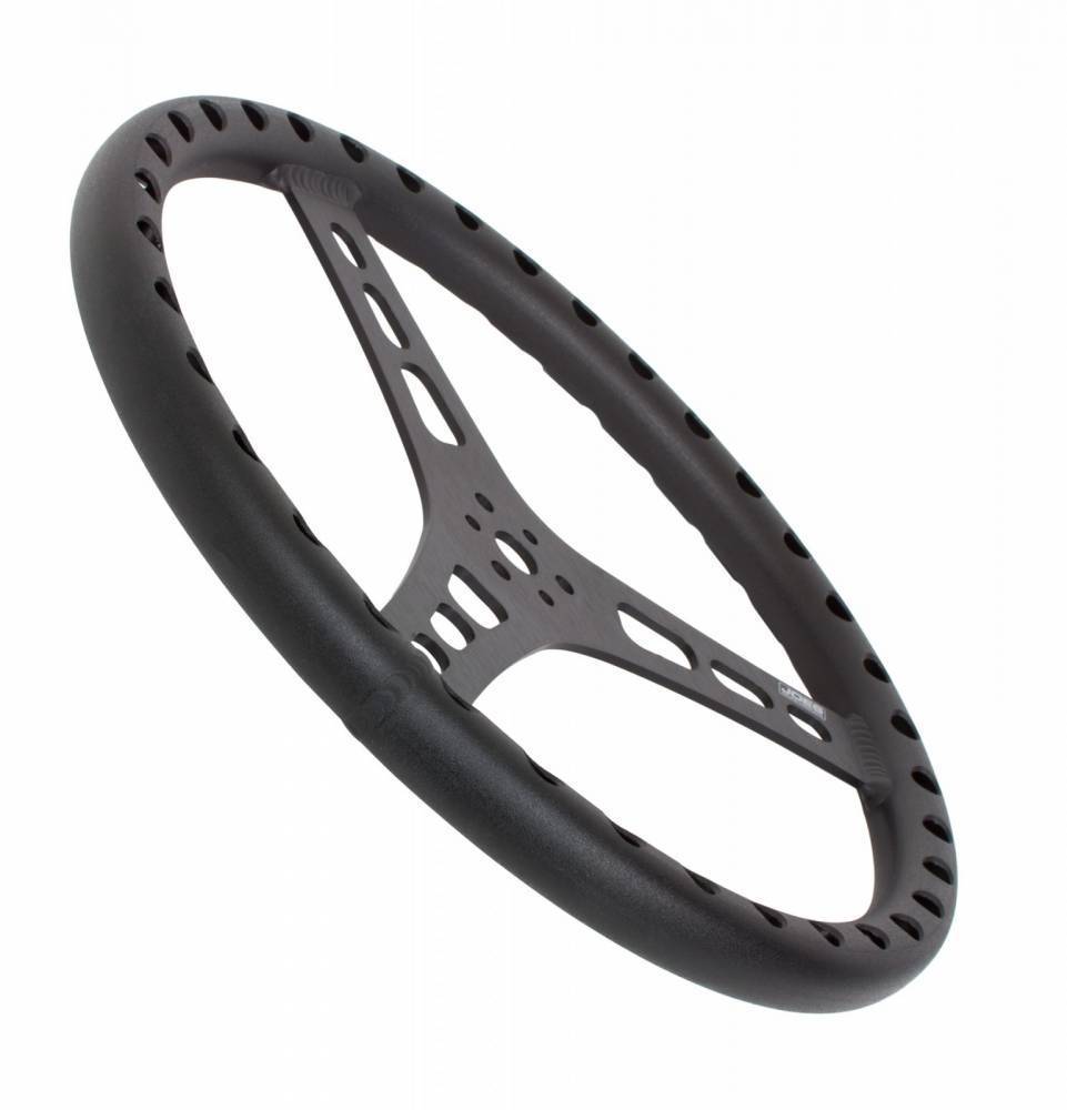 JOES RACING PRODUCTS 13534-B - 14in Flat Steering Wheel Black image