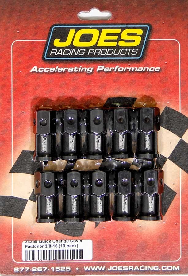 JOES RACING PRODUCTS 34358 - LW Aluminum Quick Change Cover Nut Kit - 10 Pack image