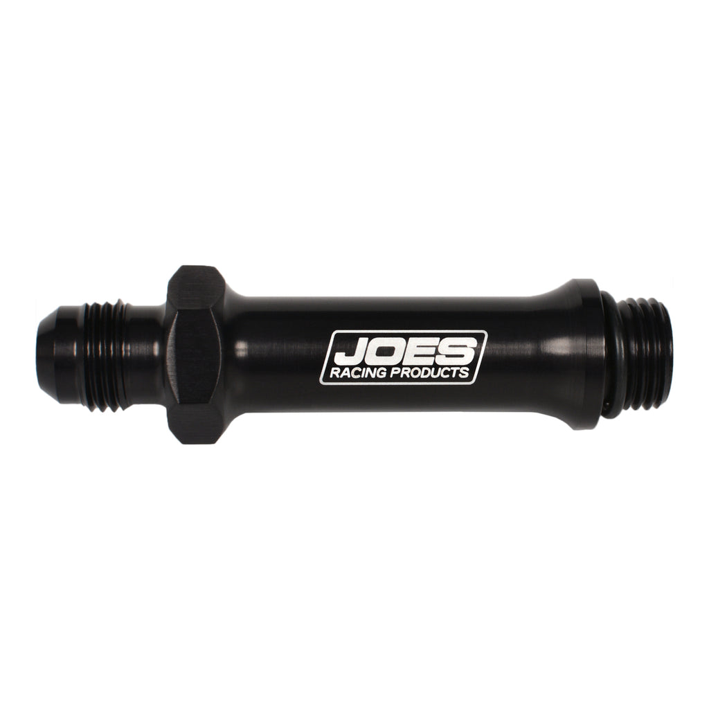 JOES RACING PRODUCTS 42050-B - Port Fitting -6an Extended Black image