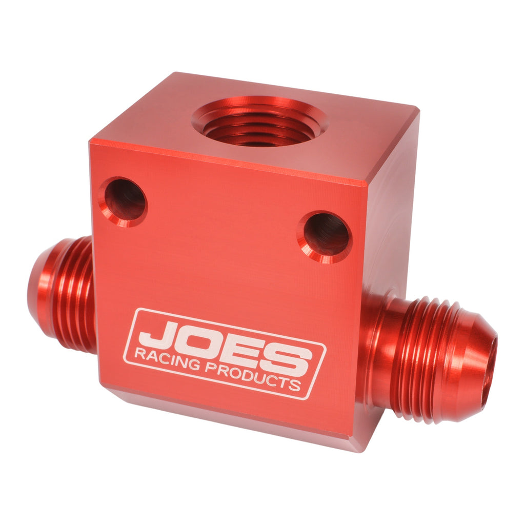 JOES RACING PRODUCTS 42141 - Inline Temperature Tee -12a w/1/2in NPT Port image