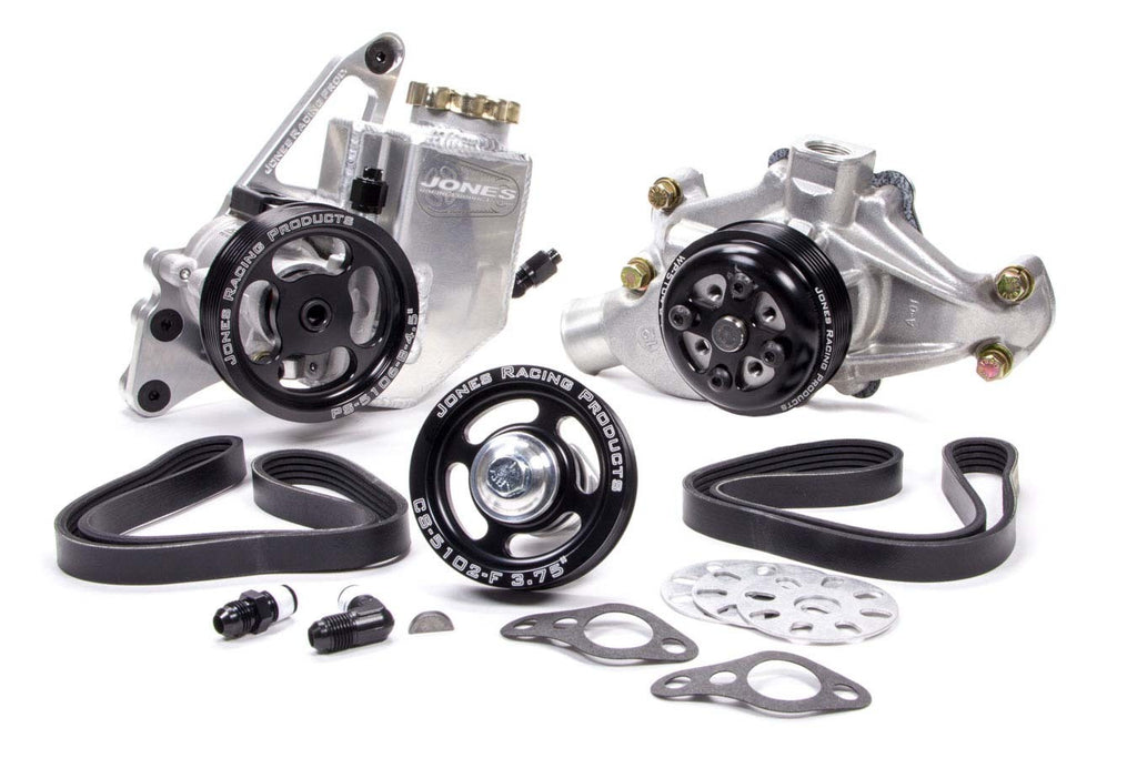 JONES RACING PRODUCTS 1004-AR-CE - Serpentine Drive Kit - SBC w/P/S & W/P image