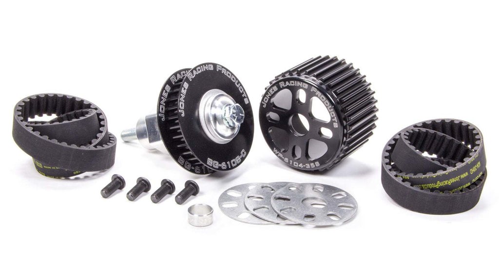 JONES RACING PRODUCTS 2010-RA-11 - HTD Water Pump Drive Kit SBC image