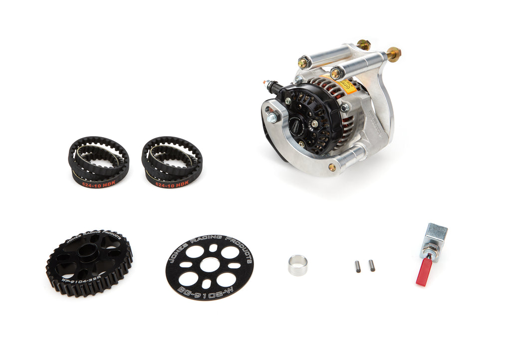 JONES RACING PRODUCTS 2041-L - HTD Alternator Drive Kit Driver Side SBC /SWP image