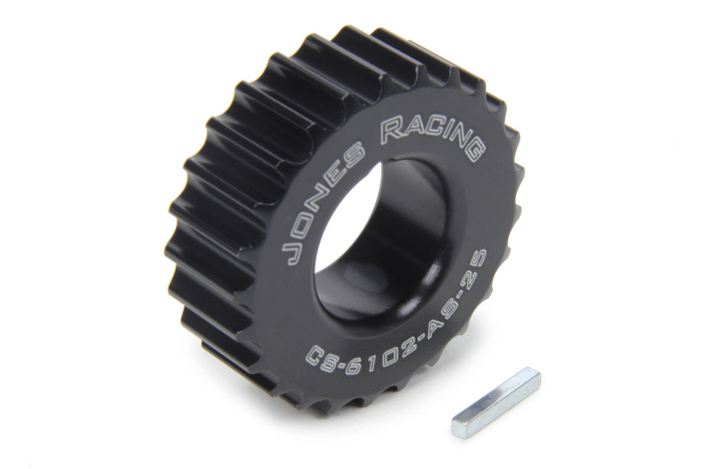 JONES RACING PRODUCTS CS-6102-AS-25 - HTD Crankshaft Pulley 25 Tooth 1-1/8 ID 1/8in Key image