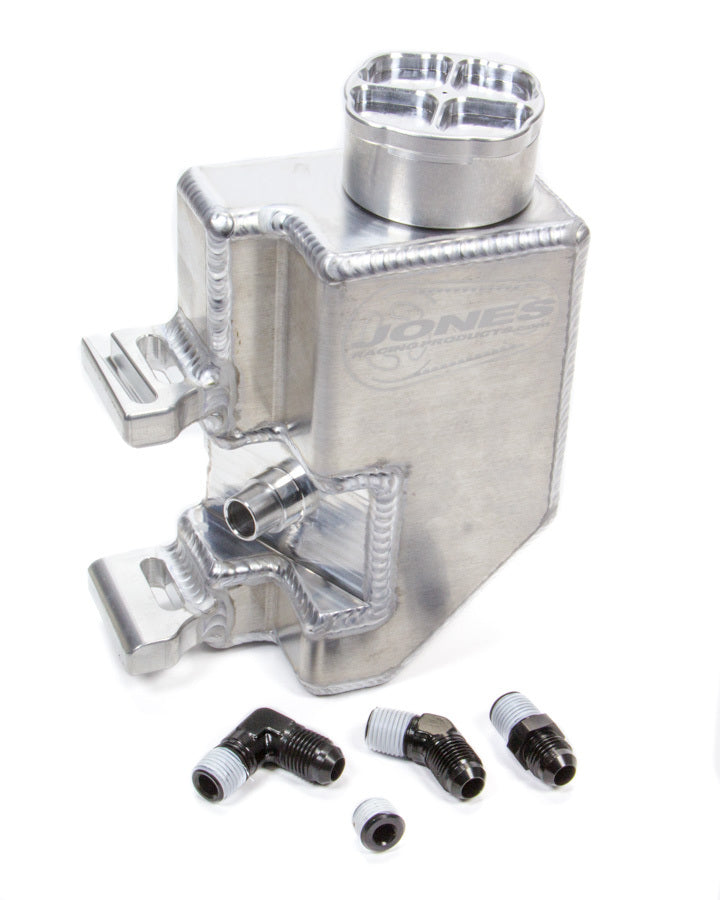 JONES RACING PRODUCTS PS-9008-AR3 - P/S Reservoir L/W Alum w/Aux Bung & Billet Cap image