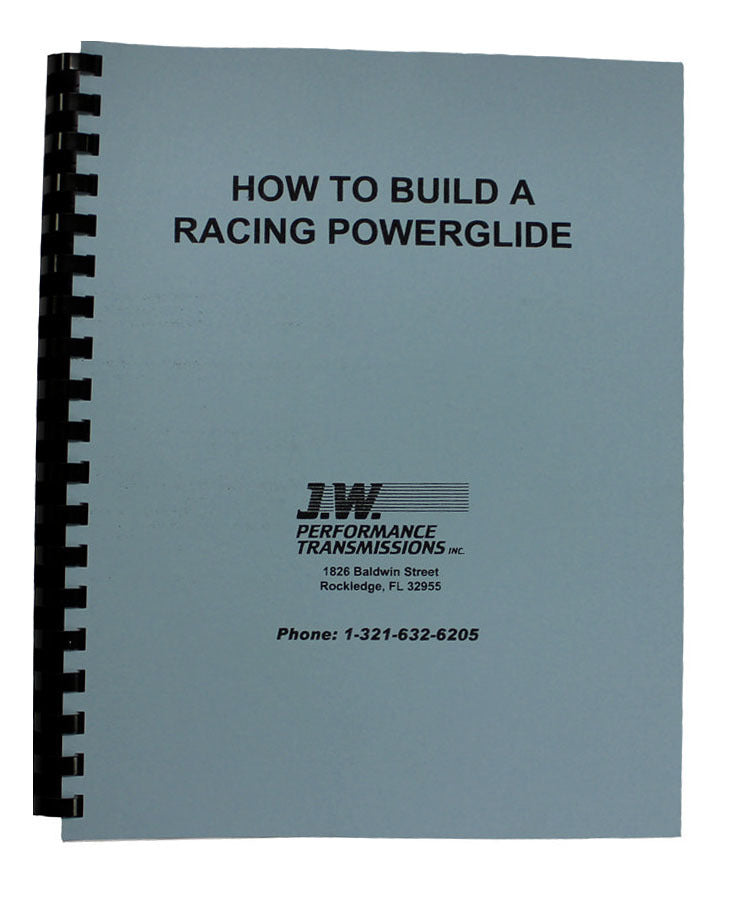 J-W PERFORMANCE 92077 - How To Build Racing P/G Trans Book image