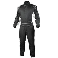 Load image into Gallery viewer, K1 RACEGEAR 20-CHL-NW-L - Suit Challenger Black Large SFI 3.2A/1 image