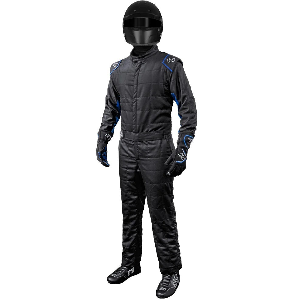 K1 RACEGEAR 20-OTL-NB-L - Suit Outlaw Large Black / Blue SFI 3.2A/5 image