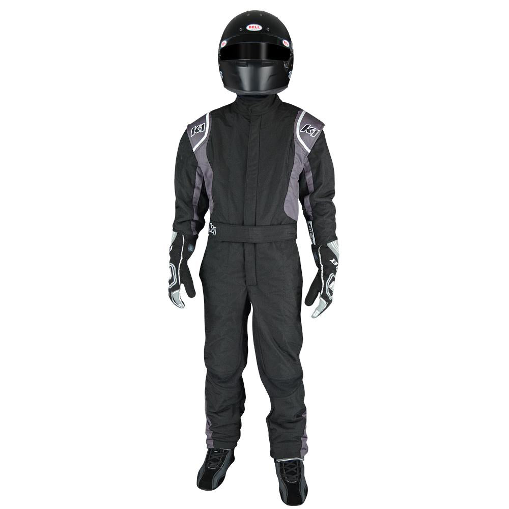 K1 RACEGEAR 20-PRY-NG-2XS - Suit Precision II Black / Gray XX-Small Youth image