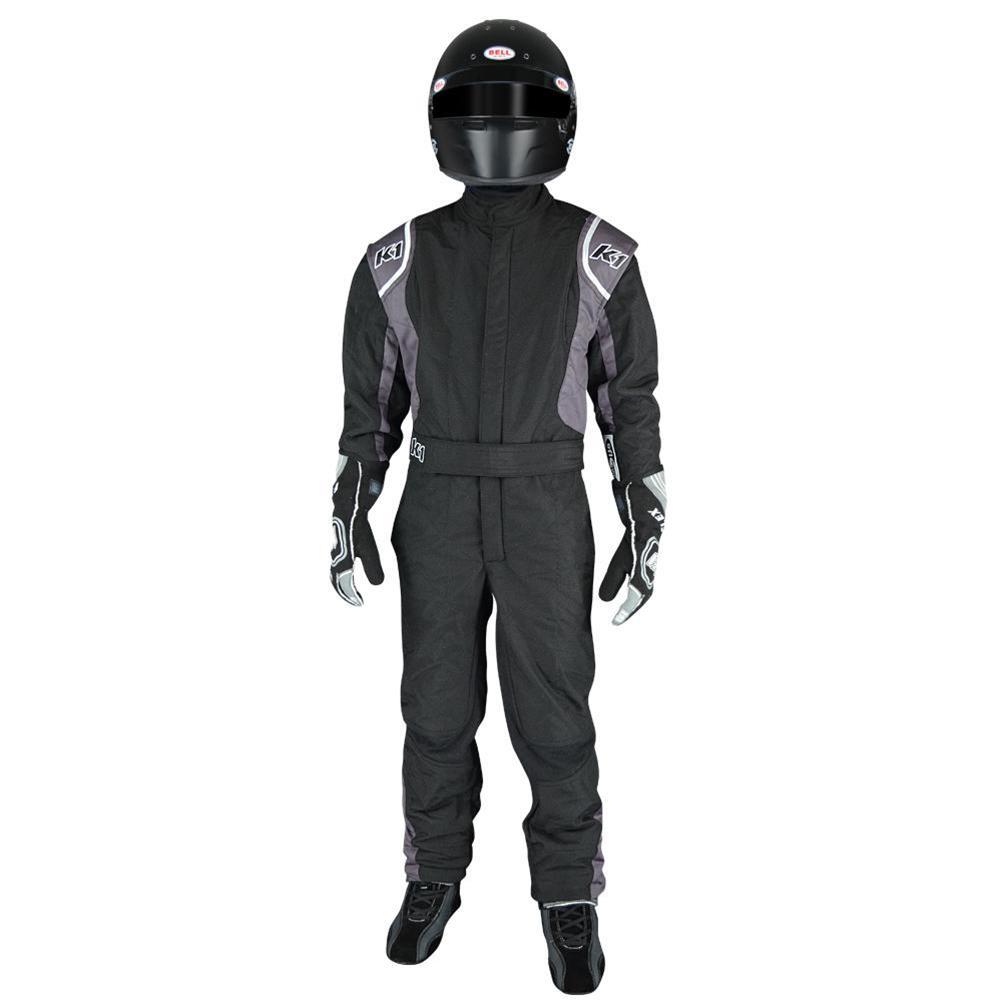 K1 RACEGEAR 20-PRY-NG-6XS - Suit Precision II 6X- Small Black/Grey image