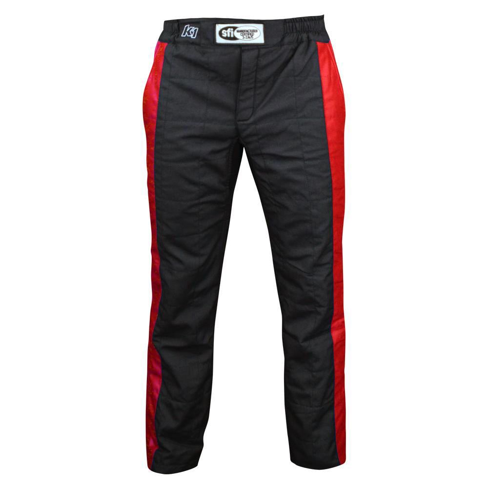 K1 RACEGEAR 22-SPT-NR-L - Pant Sportsman Black / Red Large image