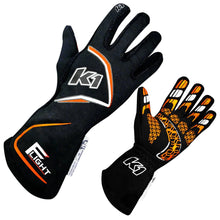 Load image into Gallery viewer, K1 RACEGEAR 23-FLT-NFO-XL - Gloves Flight X-Large Black-Flo Orange image