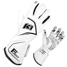Load image into Gallery viewer, K1 RACEGEAR 23-FLT-WG-XL - Gloves Flight X-Large White image