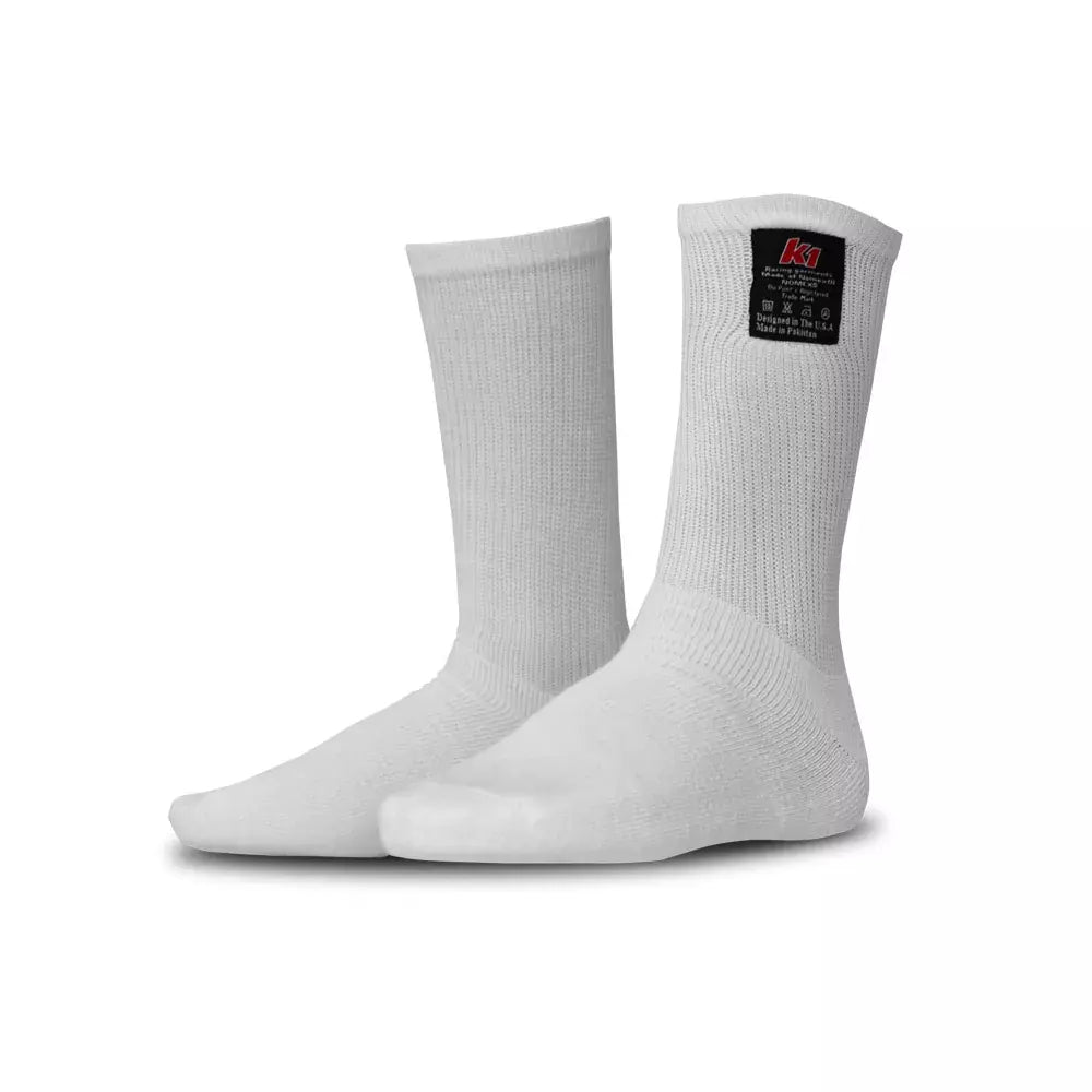 K1 RACEGEAR 26-NSO-W-SM - Socks Nomex K1 White Small/Medium image