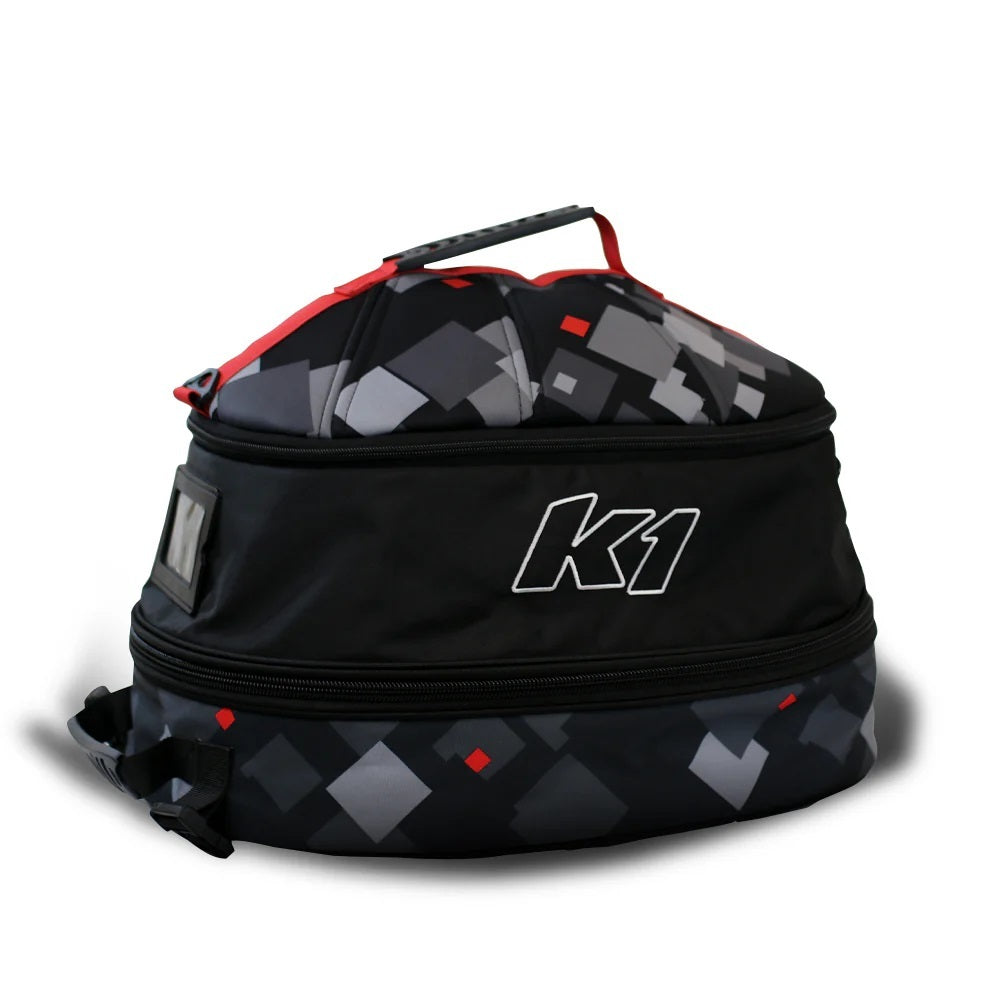 K1 RACEGEAR 33-RAZ-NR - Helmet Bag Razor Lifestyle Black Red Grey image