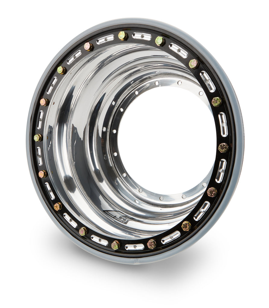 KEIZER ALUMINUM WHEELS, INC. 157BL - Wheel Half 15x7 15 Bolt W/Beadlock Polished image