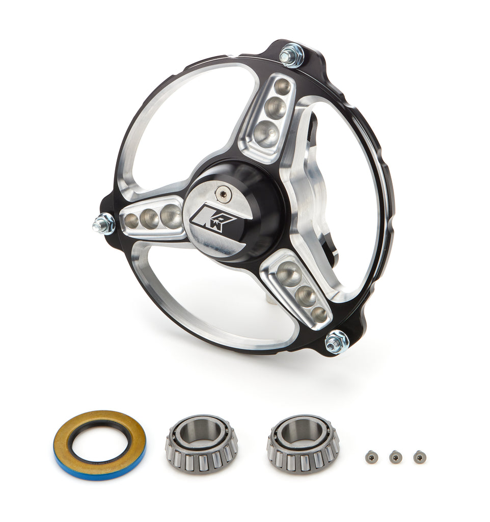 KEIZER ALUMINUM WHEELS, INC. 15DMP3-LH - Front Hub Polished Direct Mount w/Bearings image