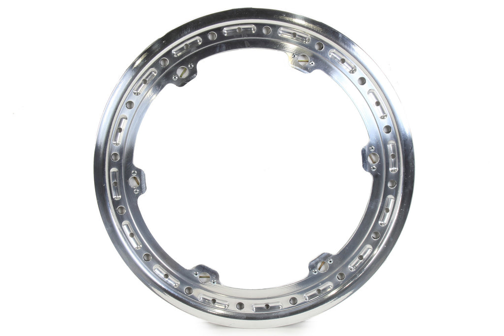 KEIZER ALUMINUM WHEELS, INC. W15BLT - Beadlock Ring Polished 15in w/3 Threaded Tabs image