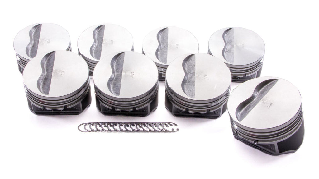 KB PERFORMANCE PISTONS 9911HC.030 - SBC Flat Top Piston Set 4.155 Bore -5cc image