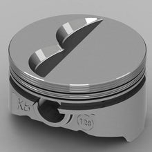Load image into Gallery viewer, KB PERFORMANCE PISTONS KB128.030 - SBC Flat Top Piston Set 4.155 Bore -7cc image