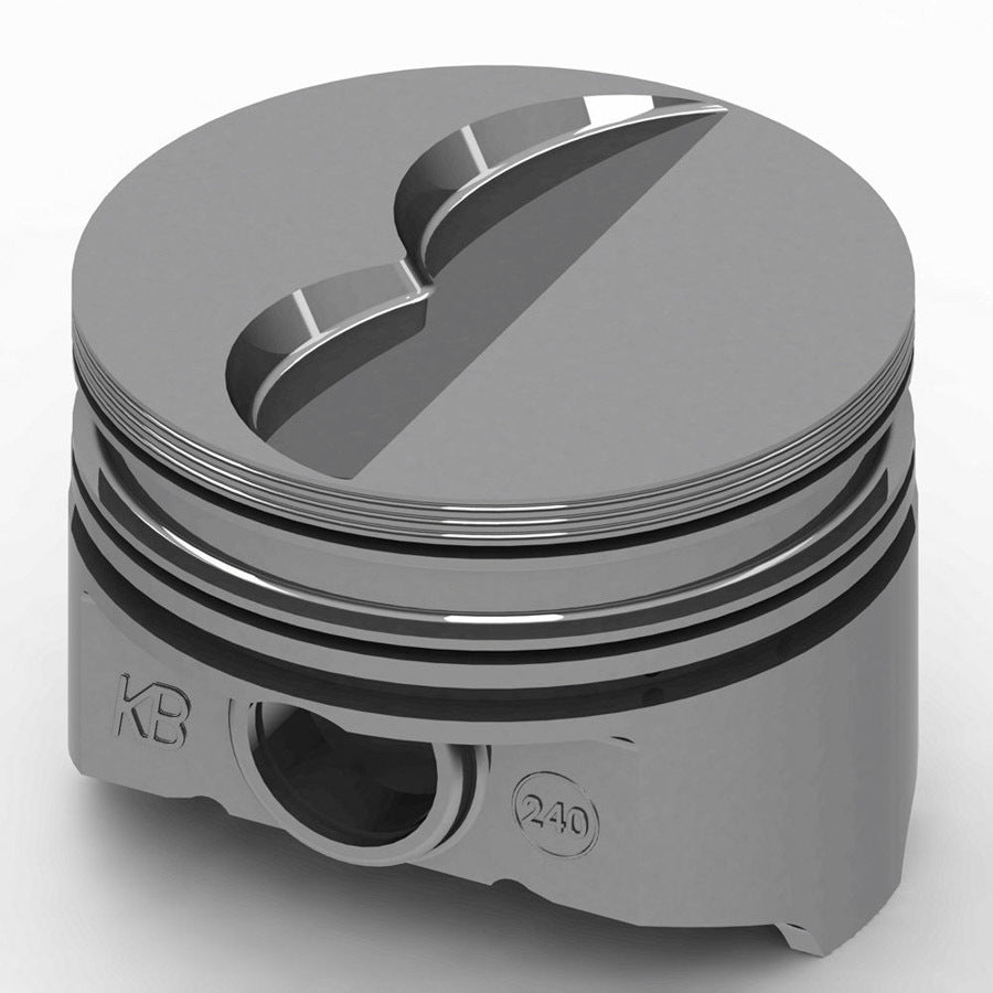 KB PERFORMANCE PISTONS KB240.030 - BBM Flat Top Piston Set 4.372 Bore -8cc image