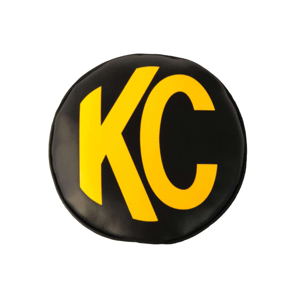 KC HILITES 5102 - Light Covers 6in Round Black w/Yellow Soft image