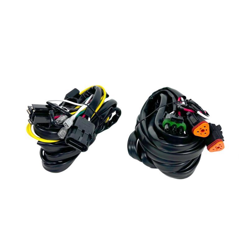 KC HILITES 6321 - SlimLite 8in LED Light Wiring Harness w/Switch image