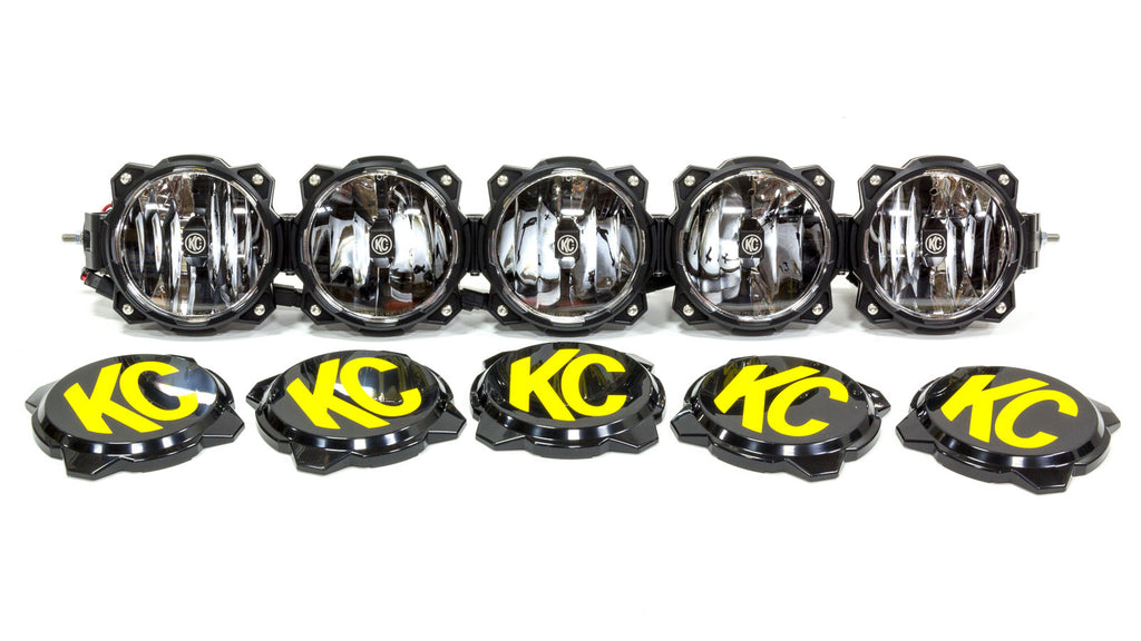 KC HILITES 91306 - Pro6 Gravity LED Light Bar 5 Light 32in image