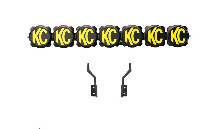 KC HILITES 91346 - Gravity LED Pro6 Front Bumper 7 Light Bar Kit image