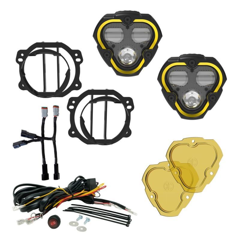 KC HILITES 97146 - Flex Era 3 Dual Mode SAE Fog Light Kit Pair image