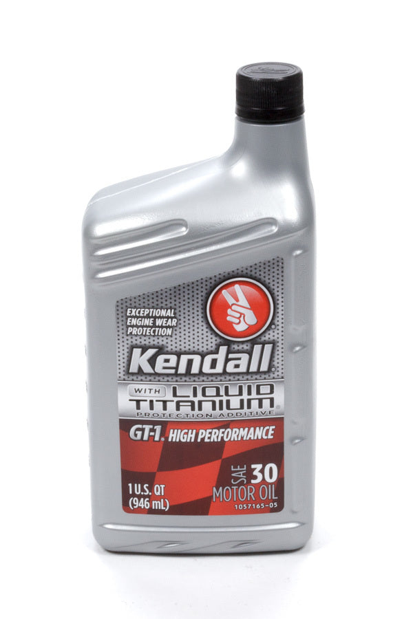 KENDALL OIL 1057271 - Kendall 30w Gt-1 Hi Perf Oil 1qt image