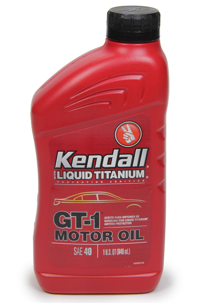 KENDALL OIL 1074972 - Kendall 40w Gt-1 Hi Perf Oil 1qt image