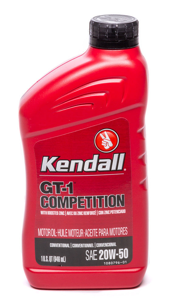 KENDALL OIL 1081174 - Kendall 20w50 GT-1 High Performance Oil 1qt image