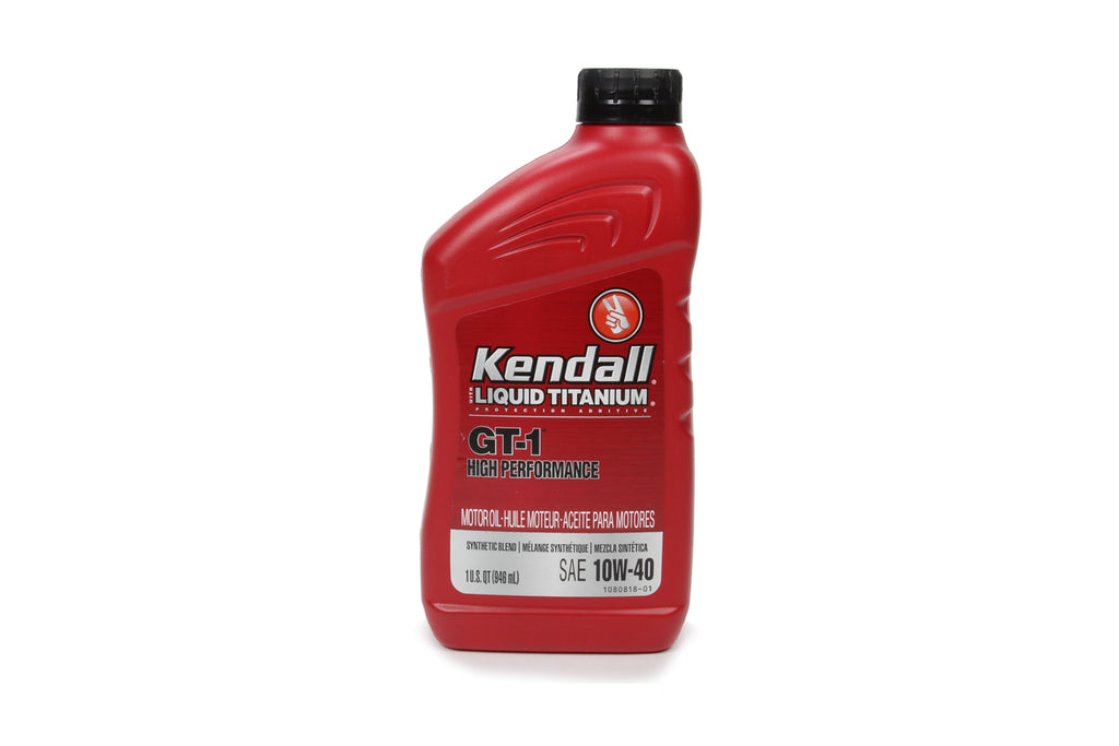 KENDALL OIL 1081200 - Kendall 10w40 Oil GT-1 1Qt. Syn Blend image