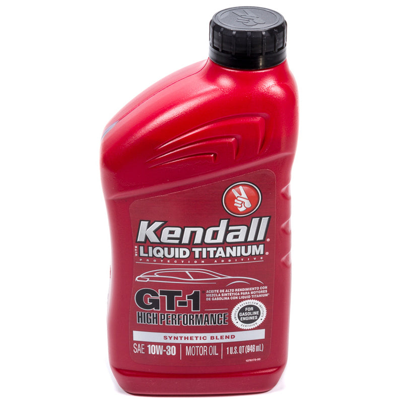 KENDALL OIL D1081194 - Kendall 10w30 GT-1 1Qt. Synthetic Blend image