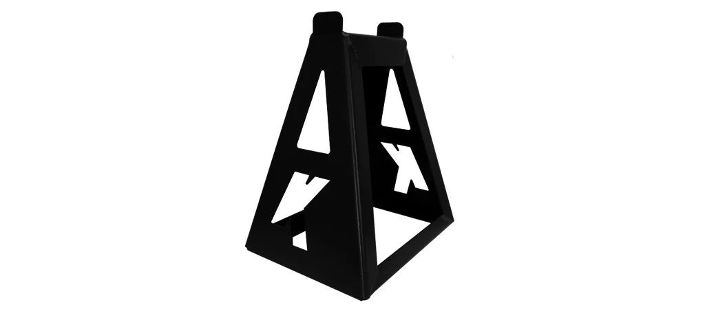 KEVKO OIL PANS & COMPONENTS K8001-B - 15in Tall Stackable Jack Stand-Black image