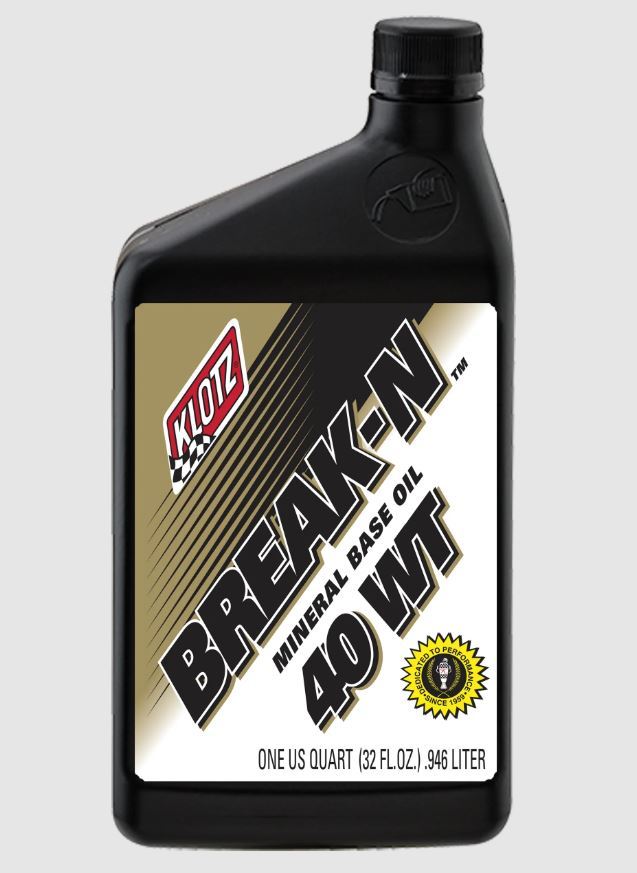 KLOTZ SYNTHETIC LUBRICANTS KE-903 - Break-N Mineral Base Oil 40WT 1 Quart image