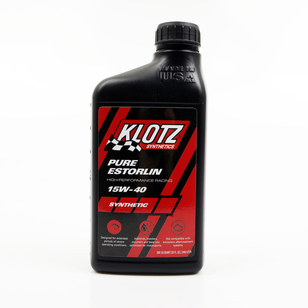 KLOTZ SYNTHETIC LUBRICANTS KE-954 - Pure Estorlin Synthetic Oil 15w40 1 Quart image