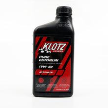 Load image into Gallery viewer, KLOTZ SYNTHETIC LUBRICANTS KE-955 - Pure Estorlin Synthetic Oil 15w50 1 Quart image