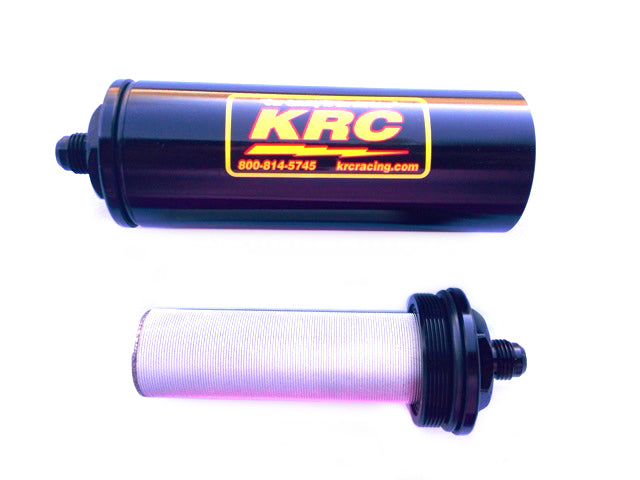 KLUHSMAN RACING PRODUCTS 4706BK - #6AN Stainless Fuel Filter image