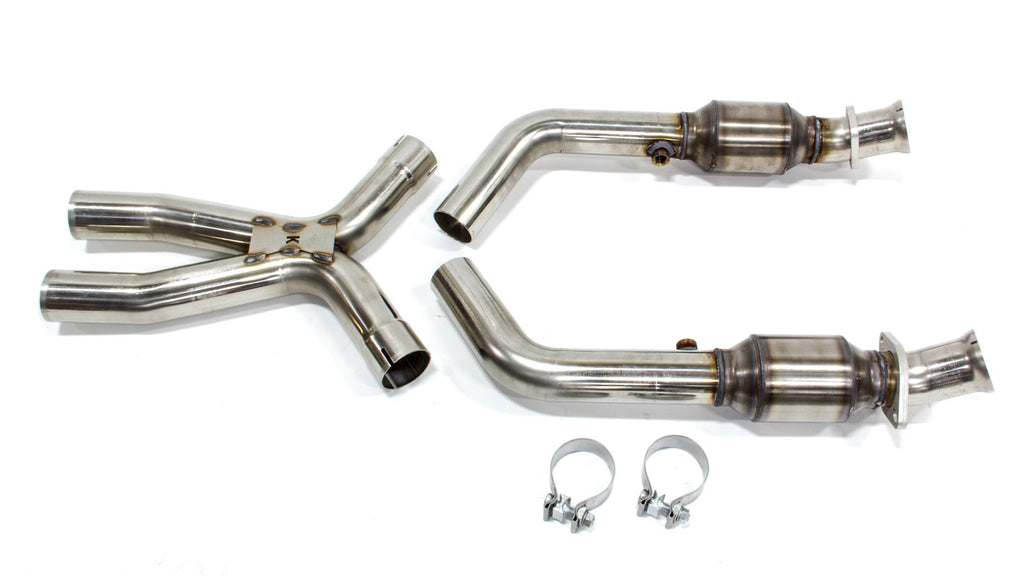 KOOKS HEADERS 11313200 - X-Pipe Catted 2.5in 05-10 Mustang 4.6L image