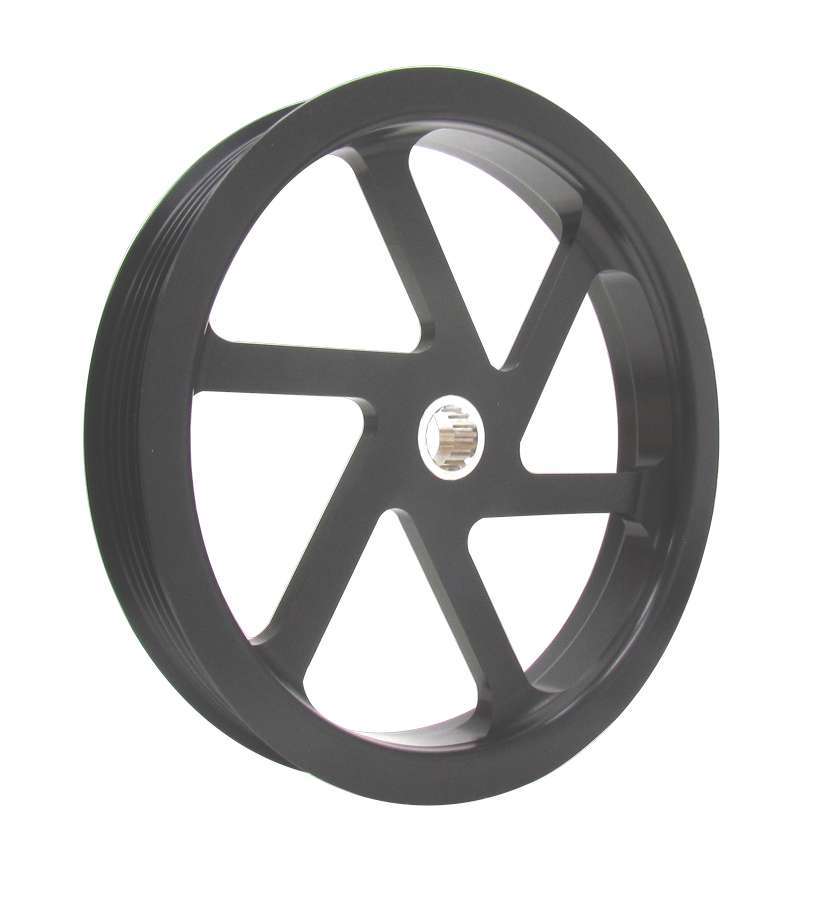 KRC POWER STEERING 20017600 - 6.0in 6-Rib Pulley Alum P/S Pump image