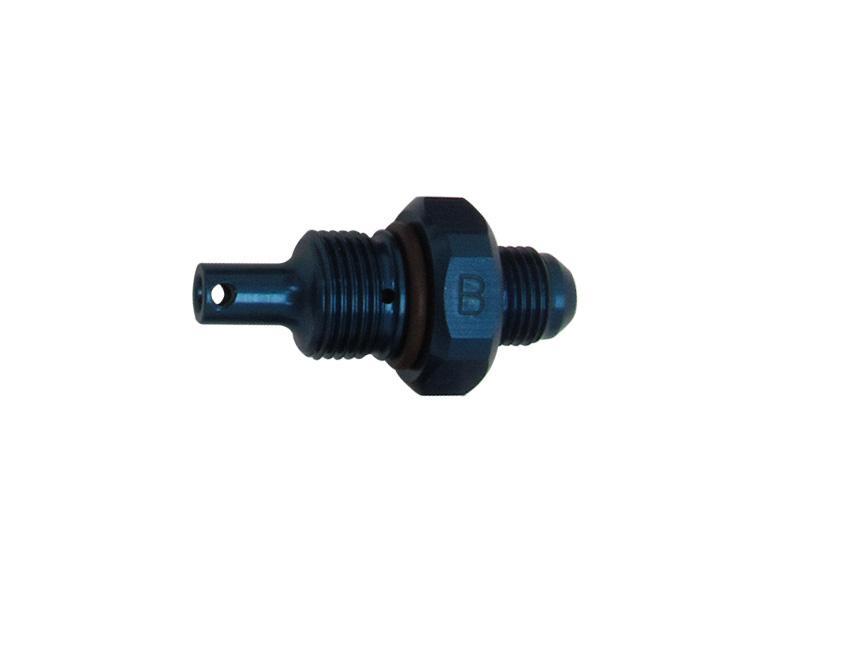 KRC POWER STEERING 25309000 - Alum Flow Valve -6an Male ID - B image