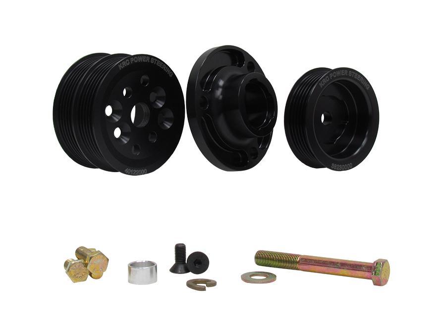 KRC POWER STEERING 36351500 - Serpentine Pulley Kit w/SBC Head Mount image