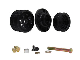 KRC POWER STEERING 36351500 - Serpentine Pulley Kit w/SBC Head Mount image