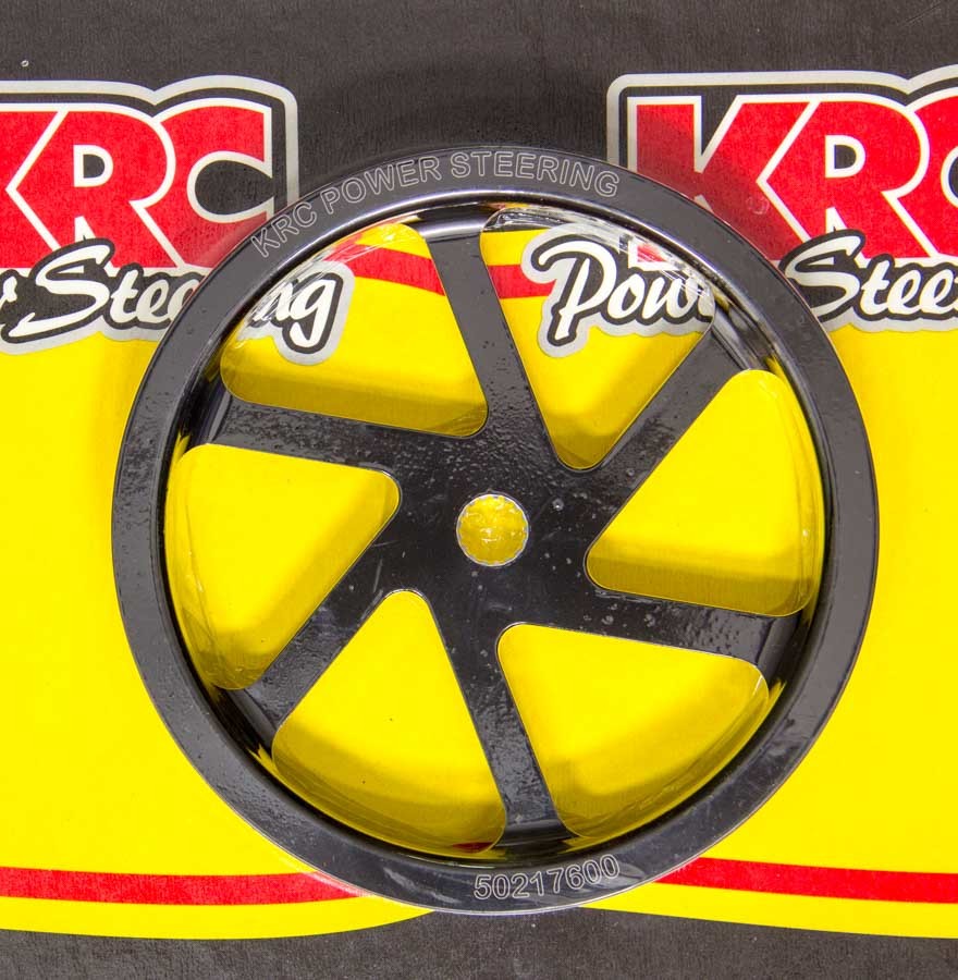 KRC POWER STEERING 50217600 - Pulley 6.0in Aluminum Serpentine Std. Offset image