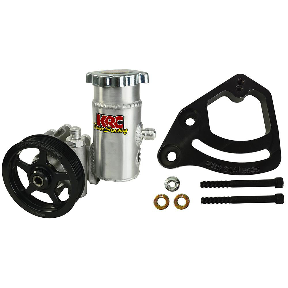 KRC POWER STEERING ESP18020115 - Power Steering Pump Kit SBC 4.2in 6-Rib Serp image