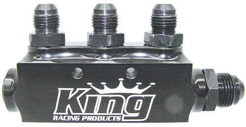 KING RACING PRODUCTS 1930 - Fuel Block w/ Fittings  image