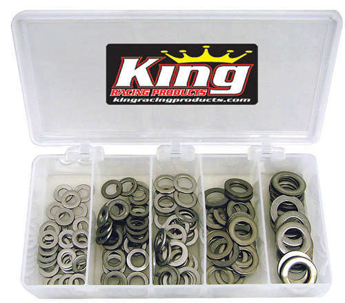 KING RACING PRODUCTS 2725 - Stainless Washer Kit .060 145pc image