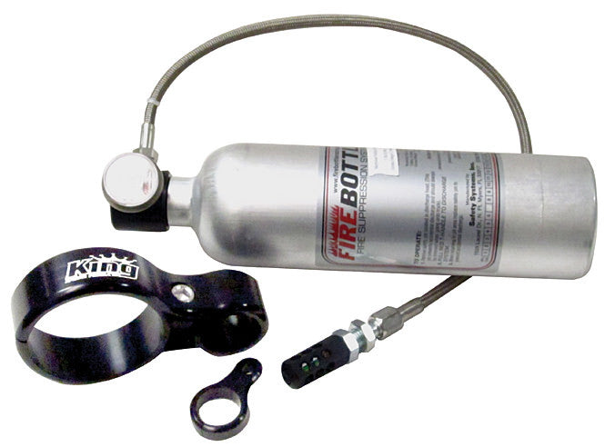 KING RACING PRODUCTS 5030 - Fire Bottle And Clamp Kit Heat Activated image